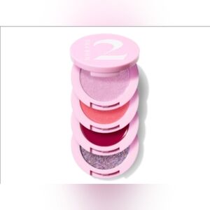 Morphe 2 Quad Goals Multi-Palette ~ VIOLET VIBES 10.5g Eyes Cheeks Lips NIB RARE